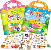 Officygnet Easter sticker book set with two scenes for screen-free creative play.