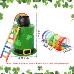 OFIHIDO Leprechaun Trap Kit rainbow ladder builds fine motor skills