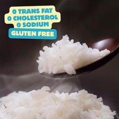 O’Food gluten-free sticky white rice label highlights adaptable, dietary-friendly base.