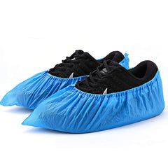 OGUNUOKI disposable shoe covers with non-slip grip for indoor use.