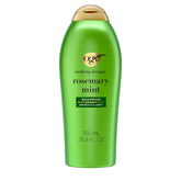 OGX Clarifying Strength + Rosemary Mint Shampoo bottle front for oil control