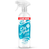 Oh Yuk Fridge Cleaner bottle front view for safe fridge cleaning.