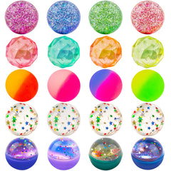 Ohanniewa bouncy balls assorted colors 32mm for bright, engaging playtime.
