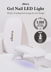 ohora Care LED Lamp 2 timer options for precise 45 or 60 second curing.