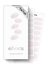 Ohora N Glazed Donut nail wraps box with 30 designs for at-home salon results