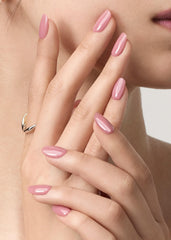 Ohora N Bare Plum application closeup demonstrates simple placement for beginners.