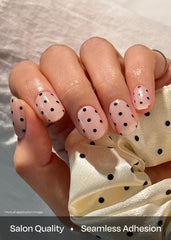 ohora polka noir curing under UV/LED lamp for long-lasting wear