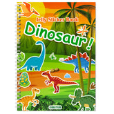 OIBUTUR dinosaur stickers book cover with bright scenes for engaging playtime