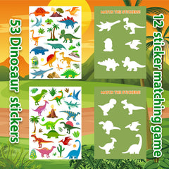 OIBUTUR spiral-bound toddler sticker book lies flat for easy crafting
