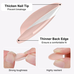 OIFEN press-on nails in 16 size range for precise fit