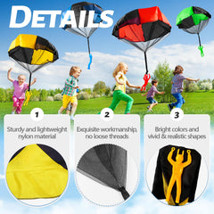 OJYUDD yellow parachute toy ideal for group games