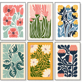 Okarina flowers kit on canvas for relaxing at home and creative expression.