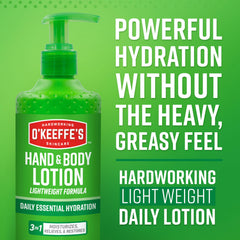 O'Keeffe's formula with glycerin and shea butter delivers deep moisture.