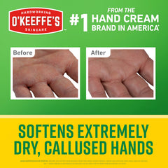 O'Keeffe's Working Hands texture close-up shows rich hydration.