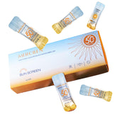 Okerker 30pcs mini sunscreen SPF50+ travel pack delivering broad protection on the go