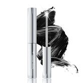 Okerker black washable mascara wand close-up showing precise 0.5mm thread for even coating.
