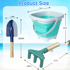 OKGD extended beach bucket open for sandy play and creativity.
