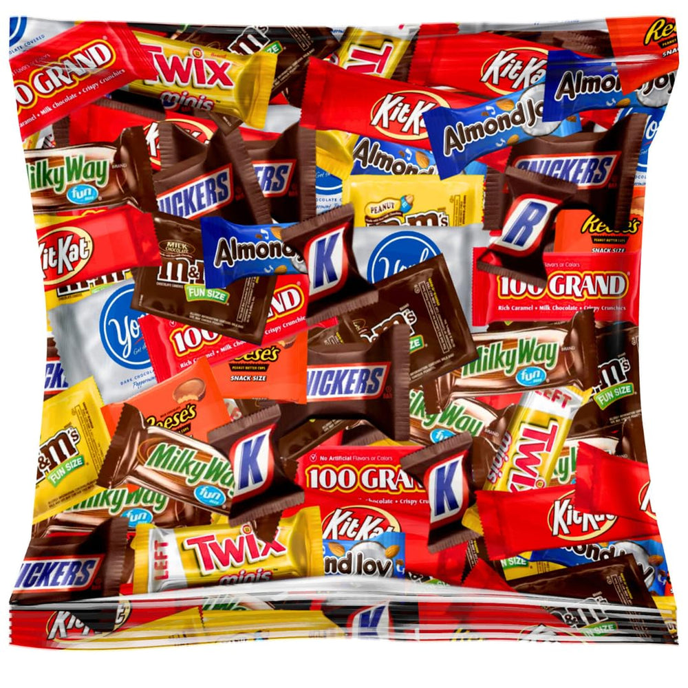 Okida assorted chocolate variety pack – individually wrapped bites for easy party sharing and gifting