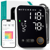 Oklar blood pressure monitor with Bluetooth setup for seamless phone syncing