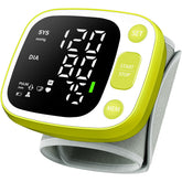 Oklar wrist blood pressure monitor front view for at-home checks.