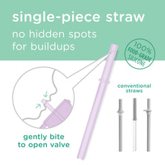 Olababy Clear Sense handle closeup emphasizing comfortable grip for little hands
