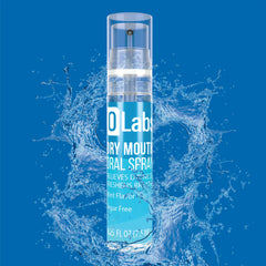 Olabs Dry Mouth Spray two-pack angled view, compact travel design