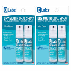 Olabs Dry Mouth Spray two-pack front view for portable relief