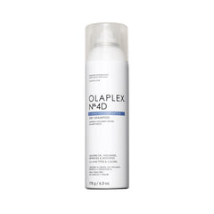 Olaplex No 4D bottle close-up showing weightless cleansing for scalp and hair