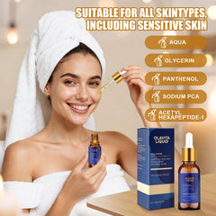 Olavita Liquid Serum pump dispense demonstrates easy daily application