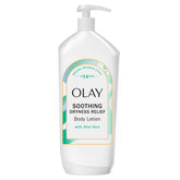 Olay body lotion bottle 18oz highlighting convenient packaging and 24 hour hydration