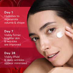 Olay Regenerist jar on bathroom counter for daily use