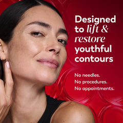 Olay Regenerist neck and jawline close-up showing target area