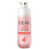 Olay Watermelon Fizz bottle ready for a refreshing shower.