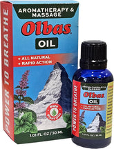 Olbas massage oil bottle pour for easy smoothing during massage sessions.
