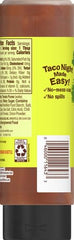 Old El Paso Mild Taco Sauce squeeze bottle in hand for easy drizzle