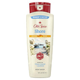 Old Spice 24/7 Shower Fresh bottle ready for daily use and refreshing cleanse.
