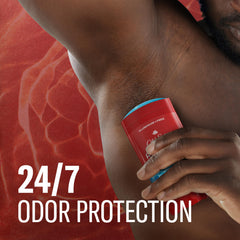 Old Spice Aqua Reef 3-pack display emphasizes value and daily protection.