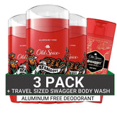 Old Spice Bearglove deodorant stick delivering 24/7 odor protection.