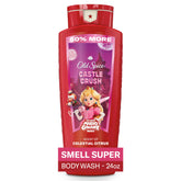 Old Spice Castle Crush body wash bottle highlights Celestial Citrus for all-day freshness.