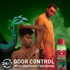 Old Spice Dragonblast 3-pack box image shows value and portability for travel.
