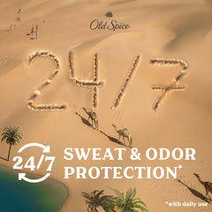 Front view of Old Spice Dry Feel packaging showing 2-pack