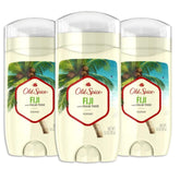 Old Spice Fiji Palm Tree Scent bottle front shows tropical freshness for daily use.