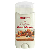 Old Spice GentleMan's Blend deodorant packaging showing aluminum-free design for daily use