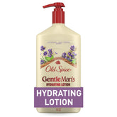 Old Spice hand-face-body lotion bottle demonstrating 24/7 lightweight moisture for all skin types