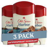Old Spice Harbor antiperspirant deodorant triple-pack offers long-lasting protection.