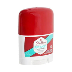 Old Spice High Endurance Pure Sport deodorant in gym bag ready carry