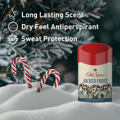 Old Spice Holidude Frosted Mint scent bottle highlighting refreshing holiday confidence