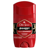 Old Spice invisible solid anti-perspirant bottle showing clear application and all-day protection.