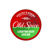 Old Spice Lightweight Cream tube close-up for quick styling.