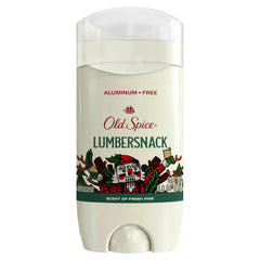 Old Spice Lumbersnack deodorant bottle for all-day odor protection.